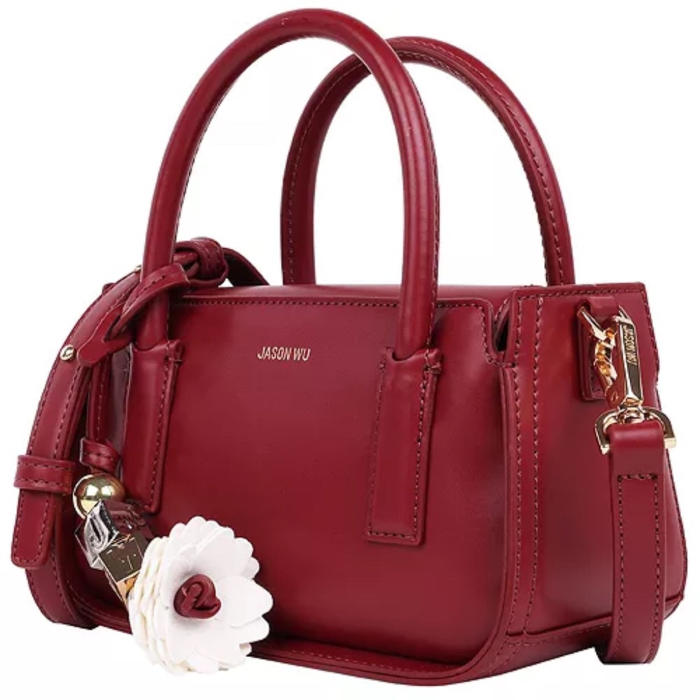 Brand New Jason Wu Structured Mini Bag in oxblood color